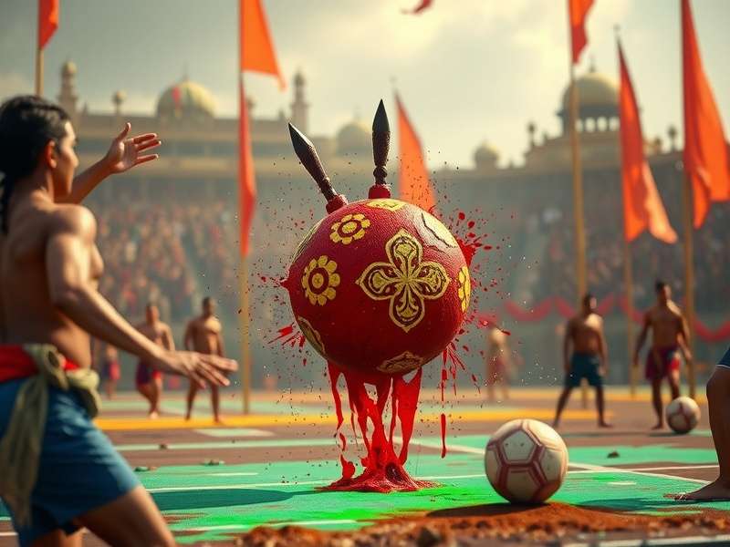 Splatterball गेम इंटरफेस