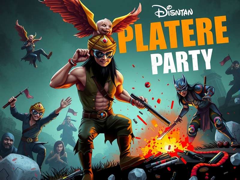 Splatter Party Cover गेम इंटरफेस