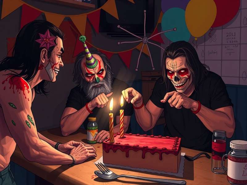 Splatter Party Birthday Celebration