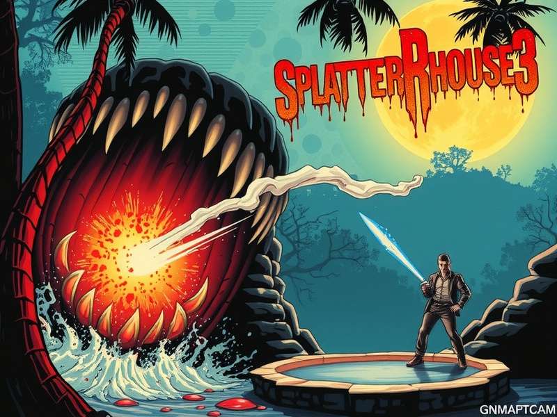 Splatterhouse 3 Sega Genesis Game Cover