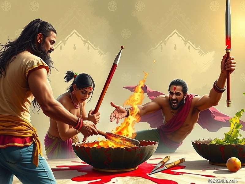 Splatter Party गेम इंटरफेस