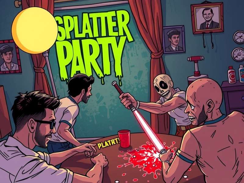 Splatter Party English गेमप्ले स्क्रीनशॉट