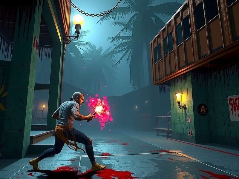 Splatterhouse gameplay screenshot