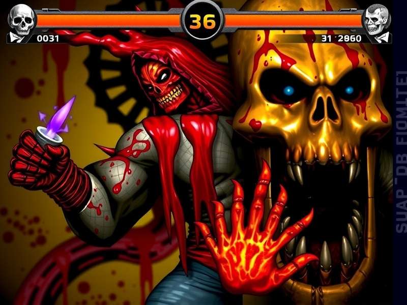 Splatterhouse Gameplay Screenshot