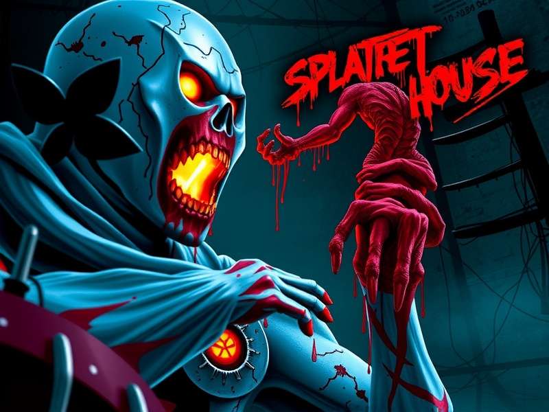 Splatterhouse Gameplay Action Scene