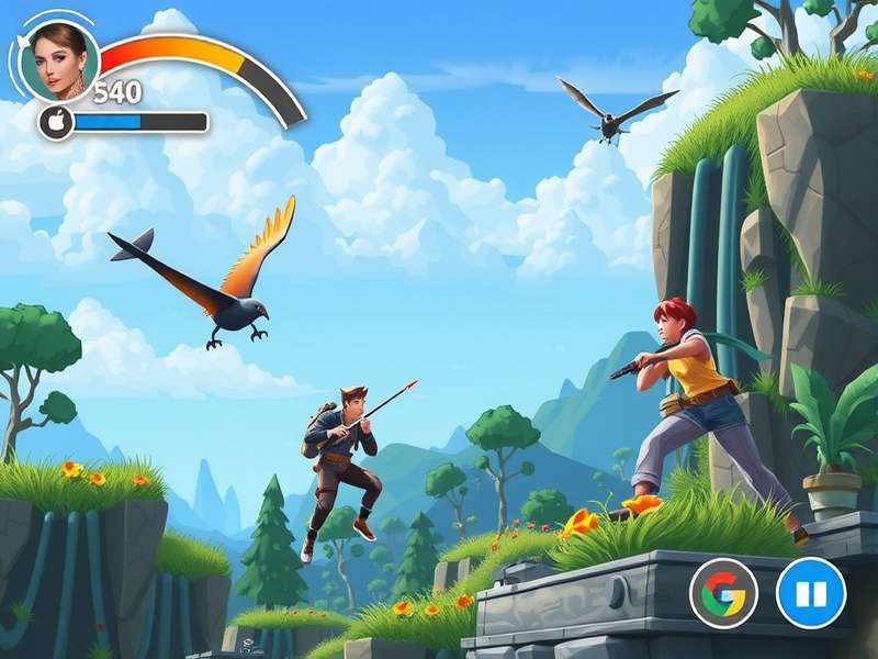 Splatter gameplay visualization showing google mechanics