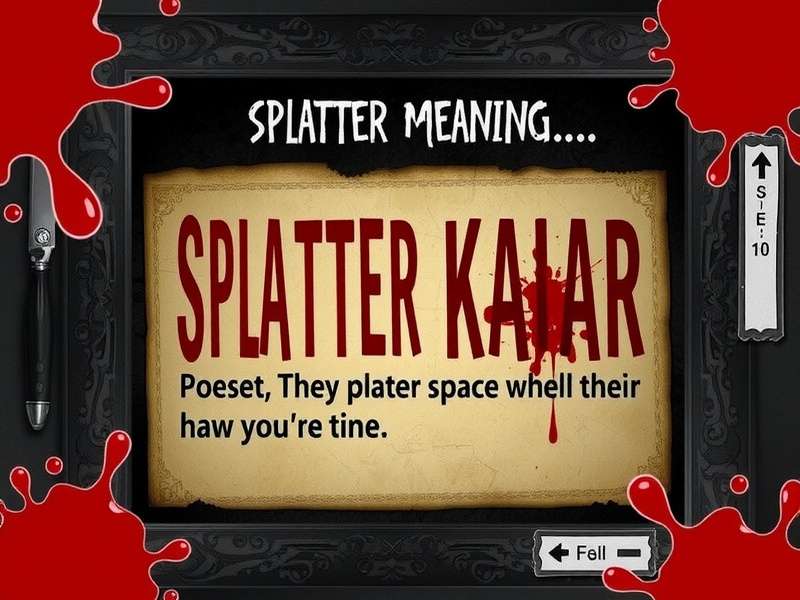 Abstract representation of splatter paint effect in vibrant colors