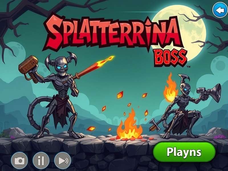 Concept art for Splatterina showing early design sketches