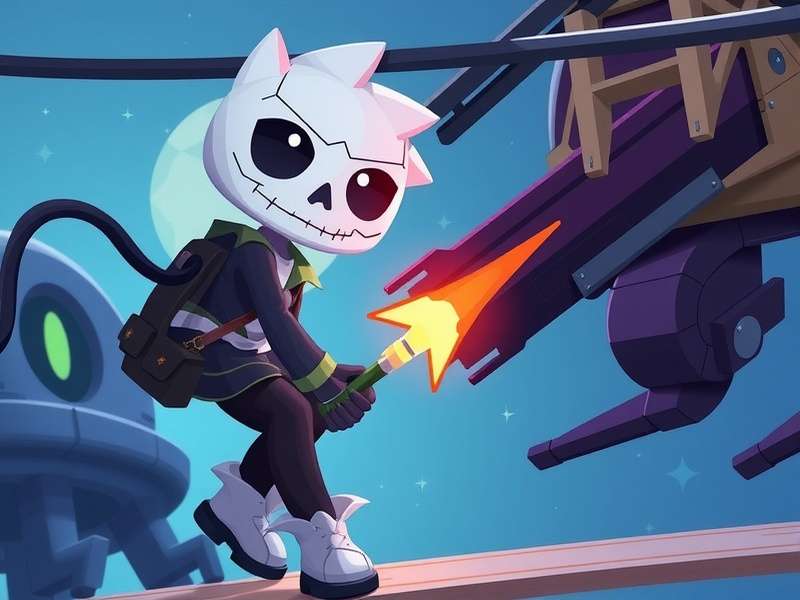 Splatterina Partner Skill in action in Palworld