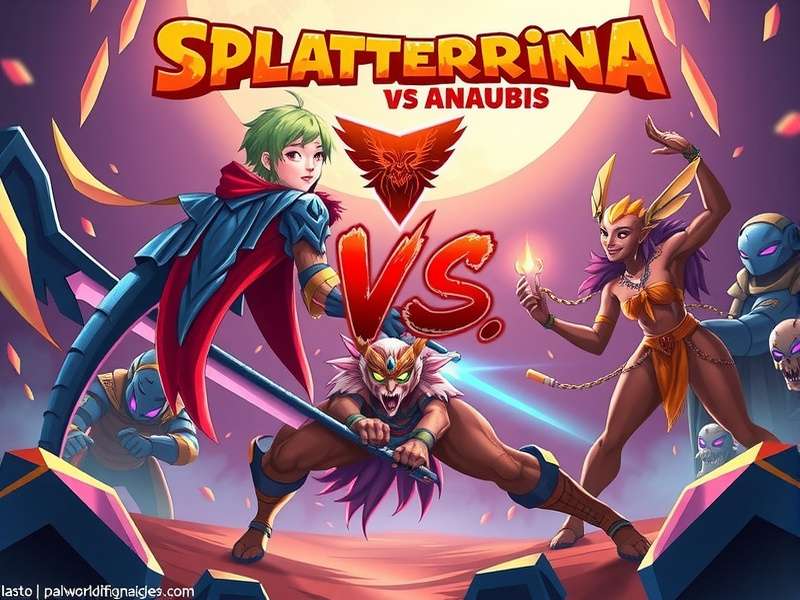 Splatterina using its signature move, coating the battlefield in vibrant, damaging paint