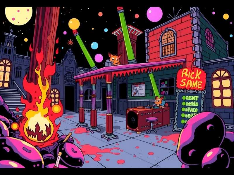 Close-up of the Terror Mask from Splatterhouse, glowing with ominous energy