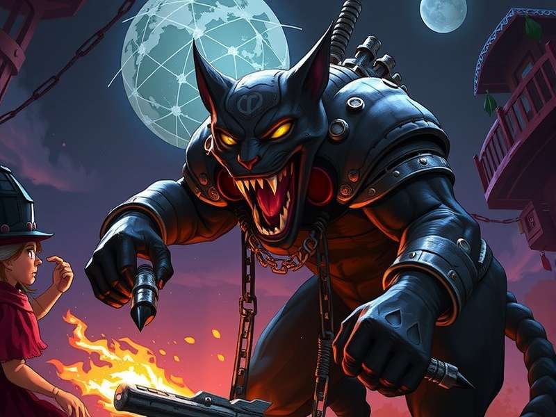 Splattercatgaming Shadowrun gameplay screenshot showcasing cyberpunk cityscape and character interface