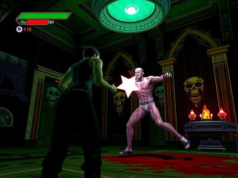 Early Jen concept art with gothic dress