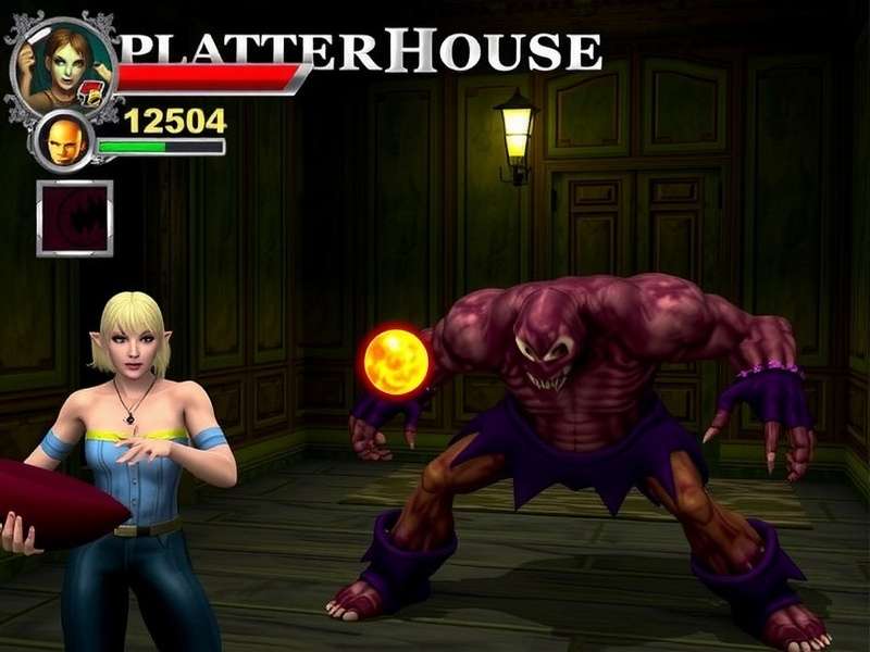 Extreme close-up of Jen's corrupted face