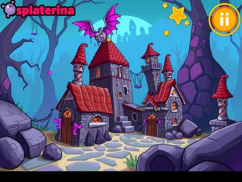 Splatterina Palworld Location interactive map showing spawn points and biomes