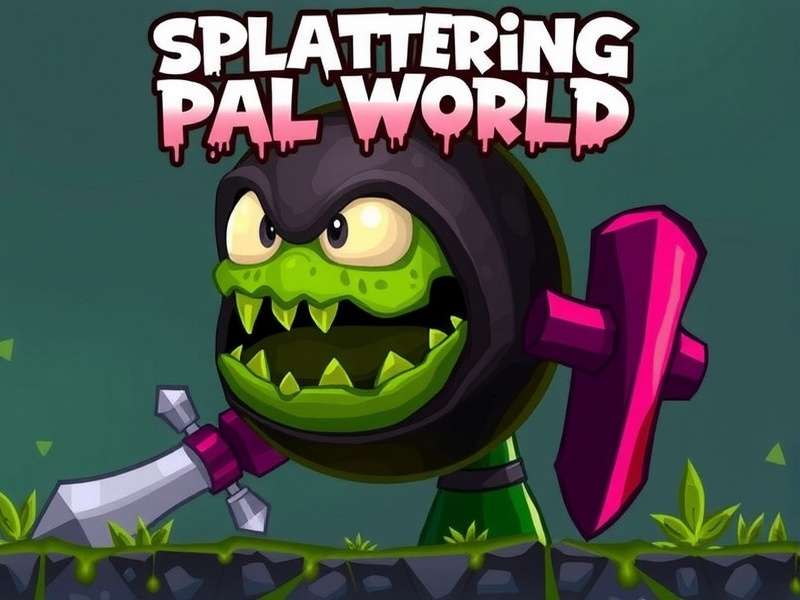 Crimson Mire map showing Splattering Pal World Boss spawn location at coordinates 2147, 893