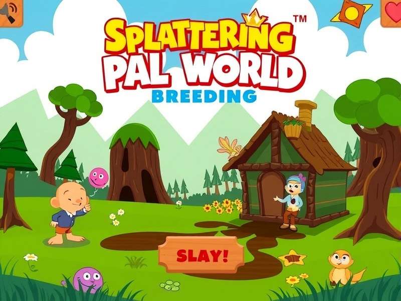 Splattering Pal World Breeding – Advanced genetics lab with Pals and breeding equipment