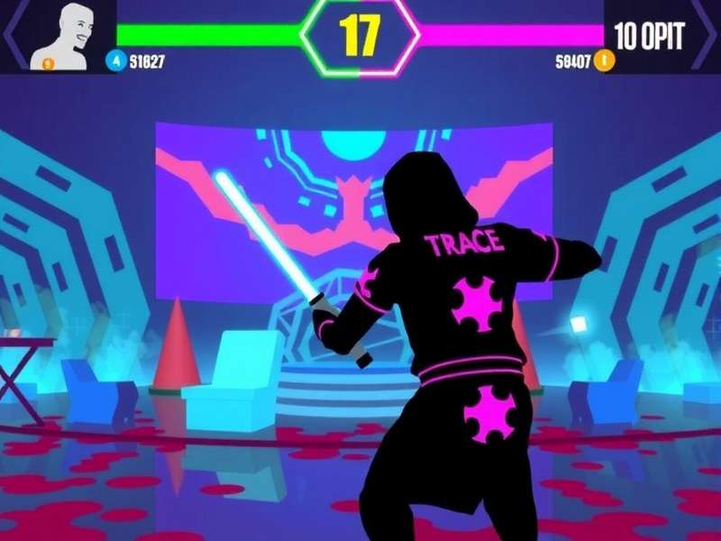 Splatter Party Beat Saber — vibrant rhythm action with colourful sabers and explosive beats
