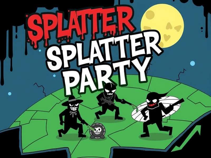 Splatter Party Instrumental – immersive visual representation of rhythm and chaos