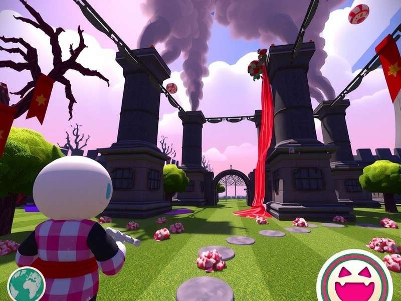 Splatterina Palworld build showcase with ink splash effects and maxed stats