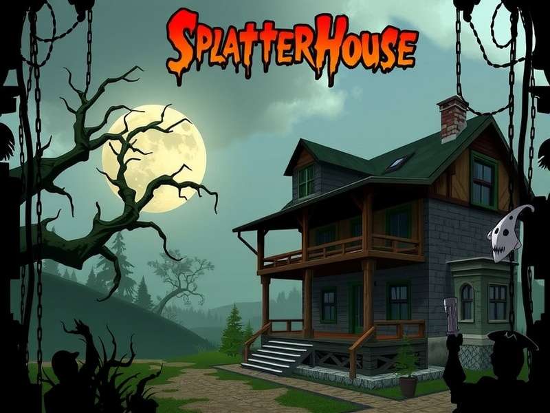 Splatterhouse — Rick takes on the Terror Mask in a brutal horror revival