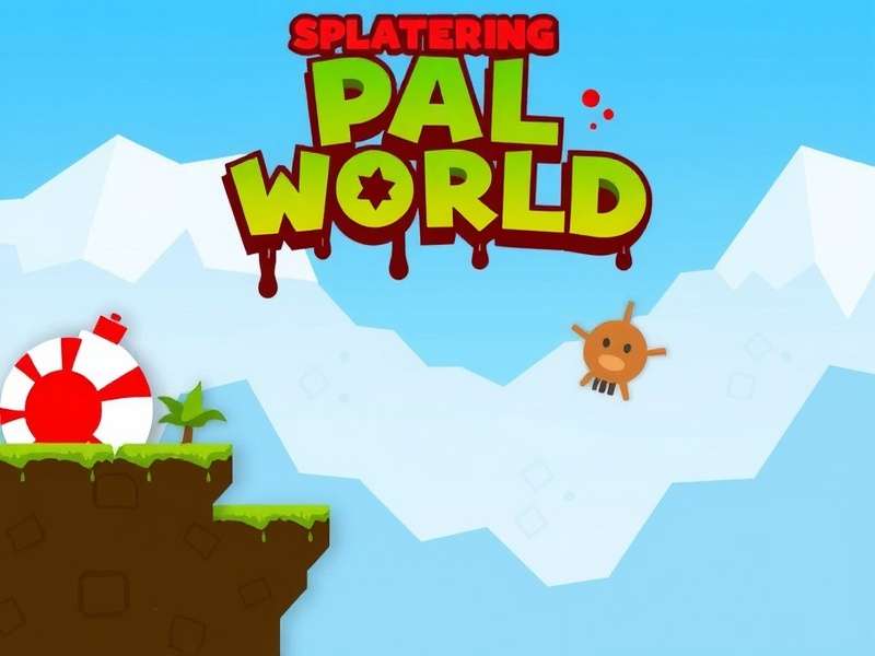 Splattering Pal World Mod – Hero image showing explosive splatter effects and Palworld characters